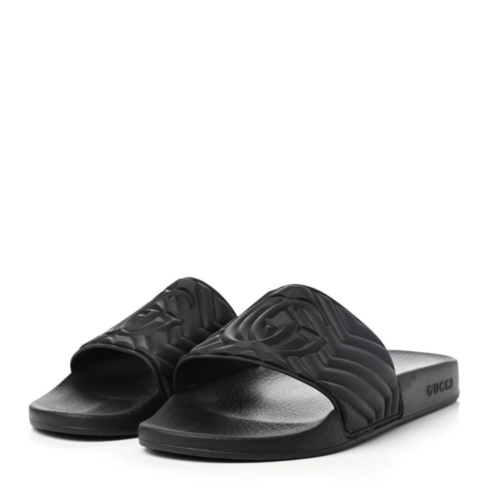 Gucci Rubber Matelasse Men’s Slides